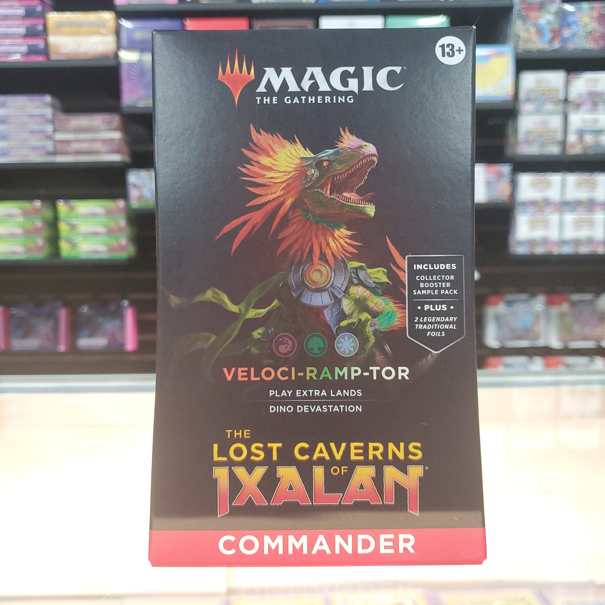 Hot Sale The Gathering - The Lost Caverns of Ixalan - Commander Deck (Veloci-Ramp-Tor)
