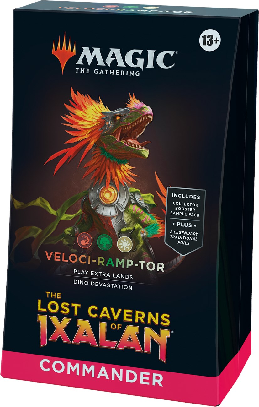 Hot Sale The Gathering - The Lost Caverns of Ixalan - Commander Deck (Veloci-Ramp-Tor)
