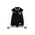 Las Vegas Raiders Black & White Varsity Jacket