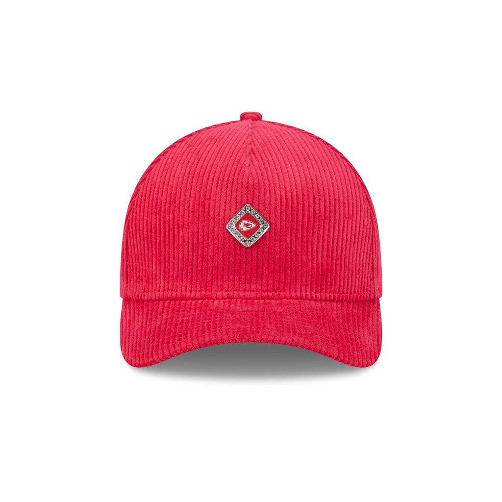 Kansas City Chiefs Corduroy Glam Women's 9FORTY M-Crown A-Frame Adjustable Hat