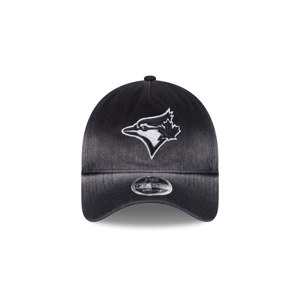 Toronto Blue Jays Washed Black Denim 9FORTY A-Frame Unstructured Snapback Hat