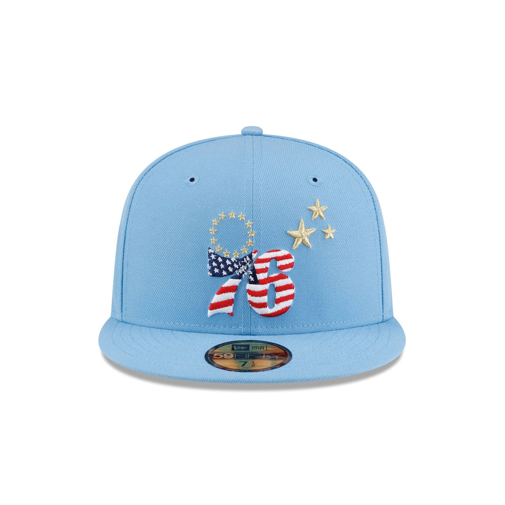 Philadelphia 76ers Red. White & Blue 59FIFTY Fitted Hat